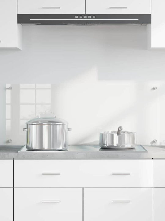 Vidaxl Transparent Kitchen Back Panel 100 x 40 x 0.8 cm Tempered Glass