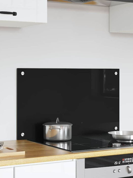 Vidaxl Rame de Pat Spate Negru 70 X 40 X 0.8 Cm Sticlă Temperată