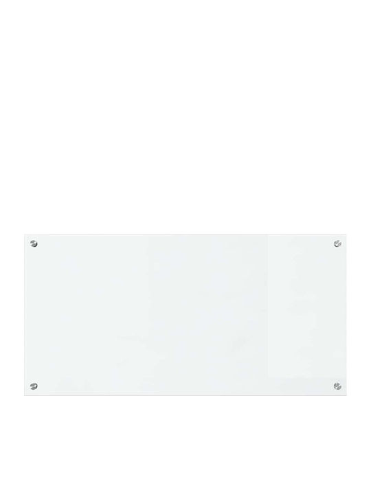 Vidaxl Kitchen Back Panel Transparent 100 x 50 x 0.8 cm Tempered Glass