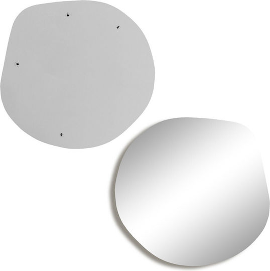 Aberto Design Asso Wall Mirror with Yellow Plastic Frame 70x67cm 1pcs