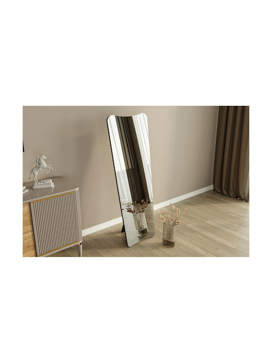 Vitros Wall Mirror 116sam1179 55x2.2x150cm Black Hanah Home MDF