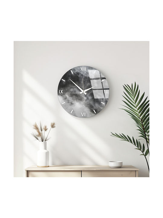 Wallity Wanduhr Glas Mehrfarbig Ø40cm