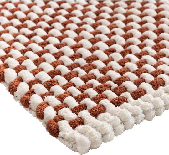 Atmosphera Bath Mat 1802330 Terracotta 50x80cm