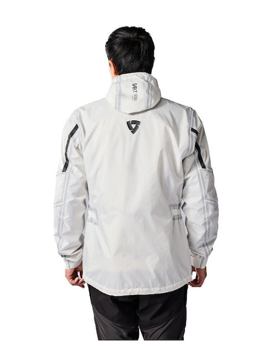 Rev'IT Barrier 2 H2O Winter Men's Motorcycle Jacket Waterproof White