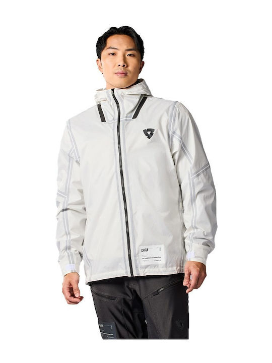 Rev'IT Barrier 2 H2O Winter Men's Motorcycle Jacket Waterproof White