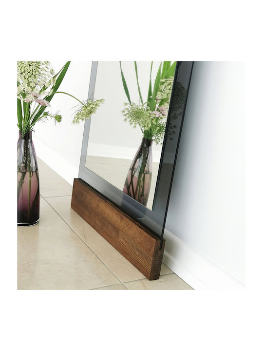 Aberto Design Boden- oder Standspiegel mit Braunes Metallisches Rahmenmaterial 170x50cm