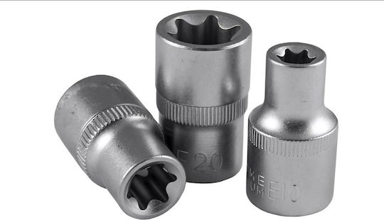 JBM Καρυδάκι Torx με Καρέ Υποδοχής 1/2" Μέγεθος E24