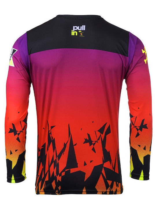 Pull-In MX Challenger Ανδρική Μπλούζα Motocross Μακρυμάνικη Neon