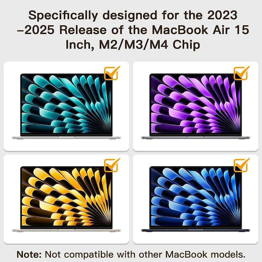 Techsuit Visionprox Anti-Blue Light Macbook Air 15" 2023 2024 Matte Clear