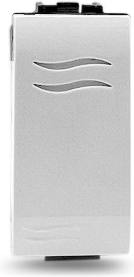 Geyer Mechanism for Wall Push Button Switch in White Color 7601.6