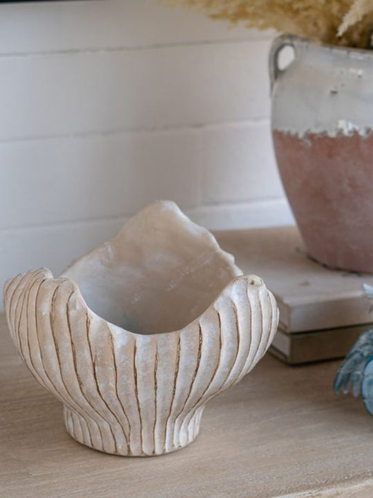 Artekko Cement Planter Concrete Beige 19x18.5x14cm.