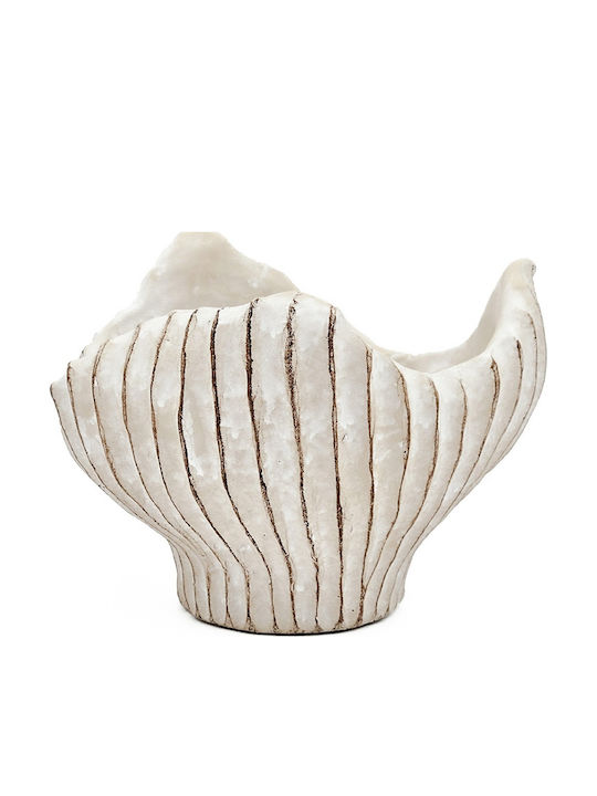 Artekko Cement Planter Concrete Beige 19x18.5x14cm.