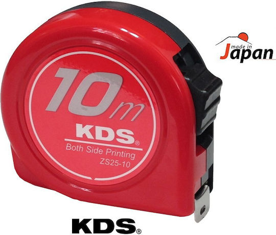 KDS Tape Measure with Auto-Rewind 25mm x 10m