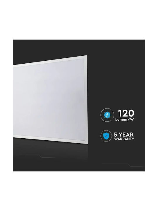 V-TAC Τετράγωνο Χωνευτό LED Panel 40W με Ψυχρό Λευκό Φως 6500K 60x60εκ.