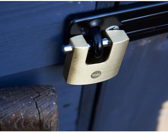 Yale Bronze Padlock Monoblock with Key 90mm 1pcs