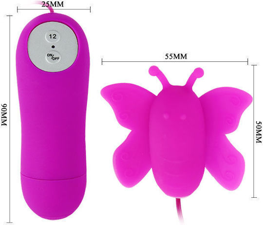 Baile Eggs Butterfly Вибратор с Дистанционно Управление Лилав