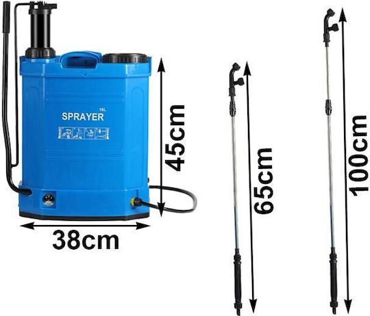 Pulverizator cu rucsac cu Capacitate 16lt 3bar