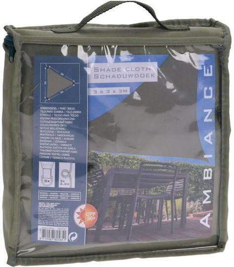Shelterlogic Triunghi Umbrela Sail Verde Cu cerc 3m