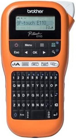 Brother P-touch Ηλεκτρονικός Ετικετογράφος Χειρός σε Μαύρο Χρώμα