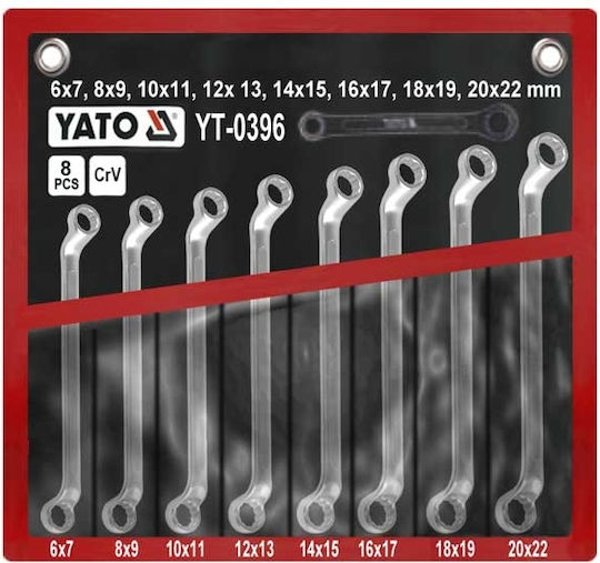 Yato Σετ 12 Διπλά Κλειδιά Πολύγωνα Κυρτά