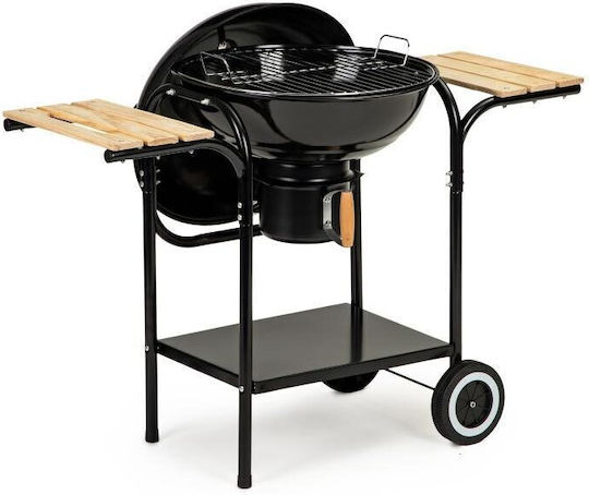 Garden Charcoal Grill with Lid 40cmx40cm