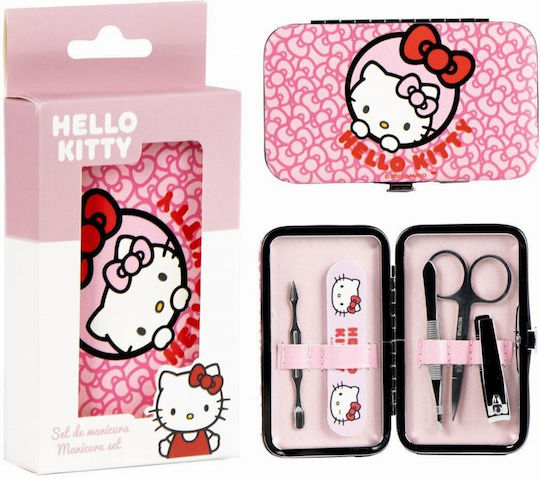 Hello Kitty Ροζ Maniküre-/Pediküre-Set