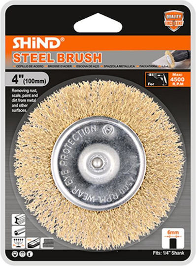94921 Shind Drill Wire Brush Straight Φ100mm