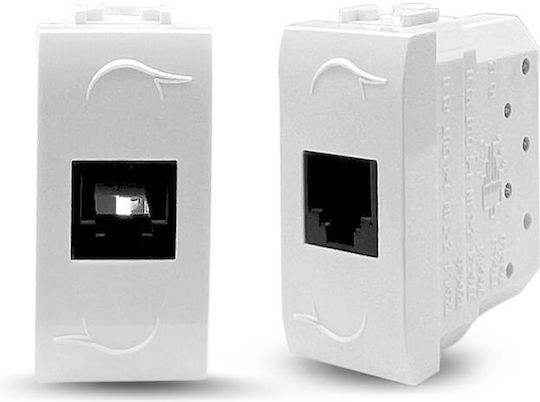 Geyer Geyer Telephone Socket Without Frame in White Color 7664.4