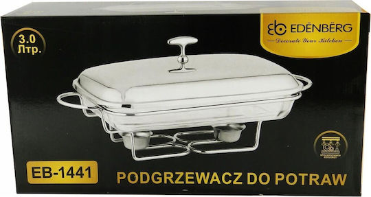 Edenberg Bain Marie Servieren mit Reservoir 3Es