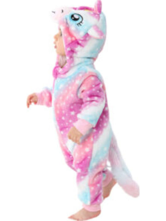 Pink Baby Детска цяла пижама Зимна Кадифена Pink