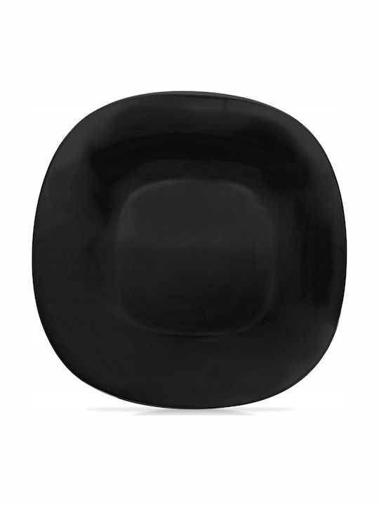 Lumarko Plate Desert Glass Black with Diameter 20.5cm