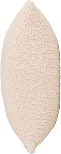 Douceur d'Intérieur Dekorativer Kissenbezug Woolen Fleece Natur 40x40cm