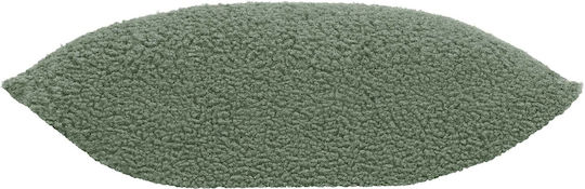 Douceur d'Intérieur Decorative Pillow Case Woolen Fleece Sage 1612919 40x40cm