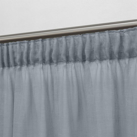 Lino Home Lino Home Vorhänge mit Bleistiftfalten 1010 Graue 295x300cm