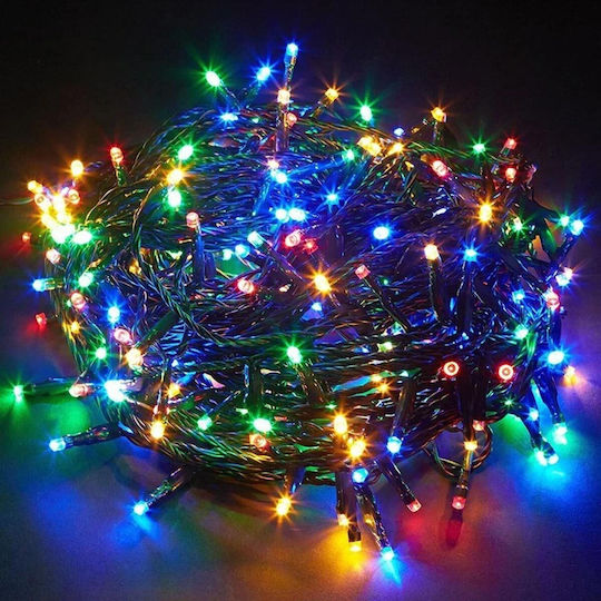 180 Λαμπάκια LED 9μ. Πολύχρωμα σε Σειρά