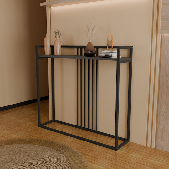 Convida Metal Console Table Gray L100xW25xH90cm