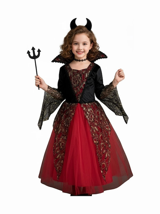 Costum de Carnaval pentru Copii Rochie de Halloween vampir