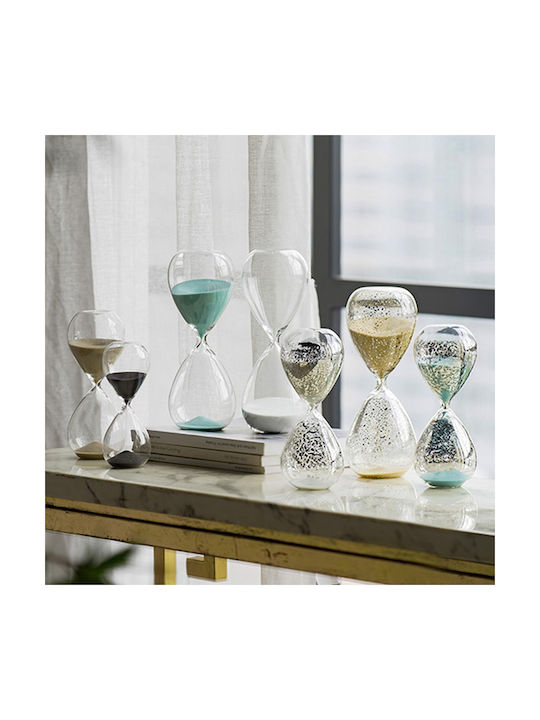 Artekko Clepsidră Decorativă Pentru Birou Din Sticlă 9x9x25,5 cm În Culoare Transparentă