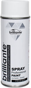 Brilliante Spray Farbe White RAL 9003 400ml