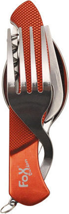 Fox Outdoor Camping Cutlery Set Spoon and Knife Fork Dividable 6 in 1