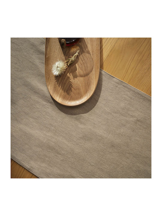 Gofis Home Ράνερ Βαμβακερό Μπεζ 33x150εκ.
