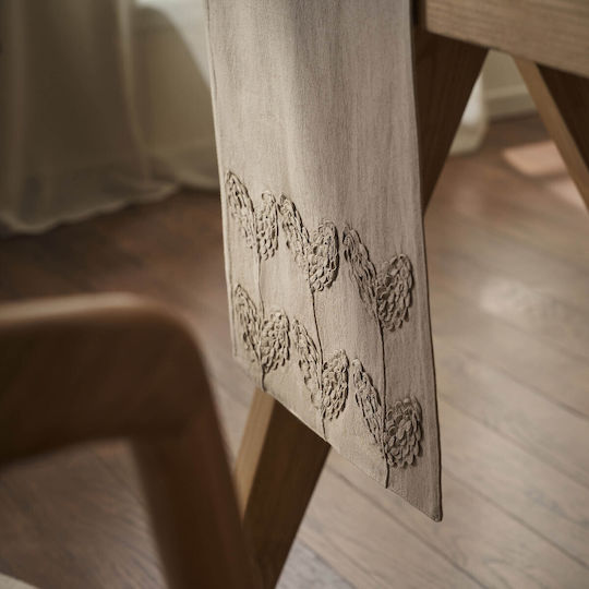 Gofis Home Runner Cotton Beige 33x150cm