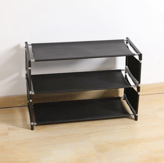 Stoff Schuhschrank 57x28x34cm