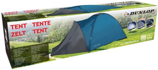 Dunlop Summer Camping Igloo Mountaineering Blue for 2 People Waterproof 1000mm 220x210x130cm