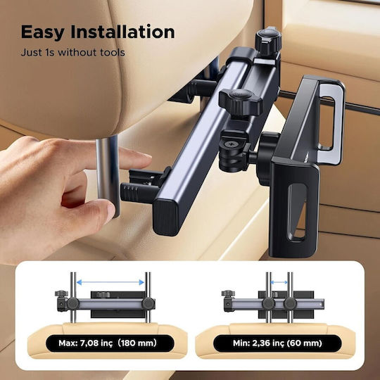 Ugreen LP904 Car Mobile Mount with Adjustable Hooks Black