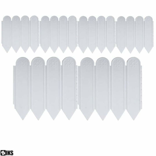 Garden Fencing Material 6pcs White