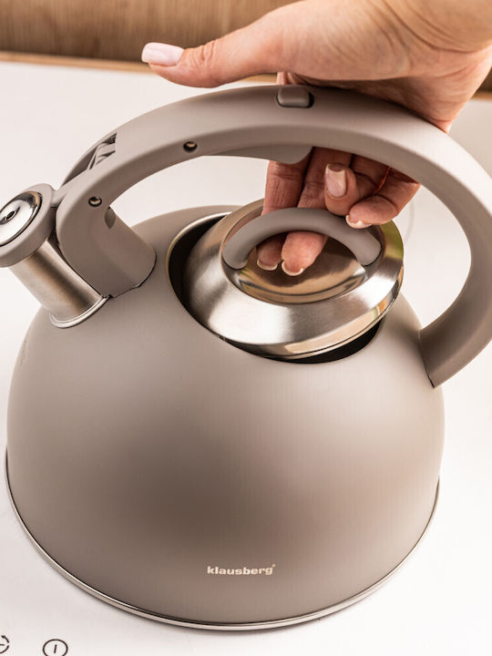 Klausberg Kettle Stainless Steel Gray 2500ml
