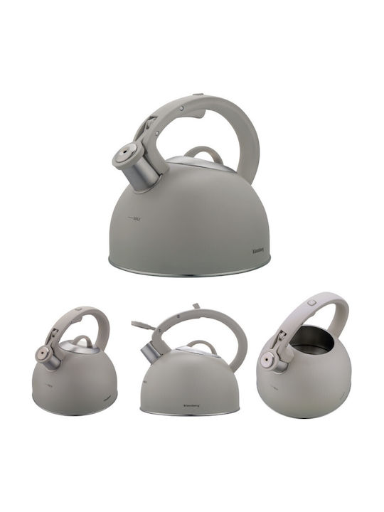 Klausberg Kettle Stainless Steel Gray 2500ml