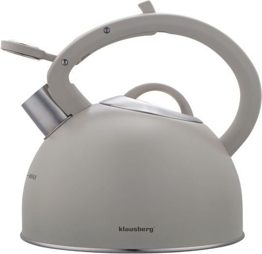Klausberg Wasserkocher Edelstahl Gray 2500ml