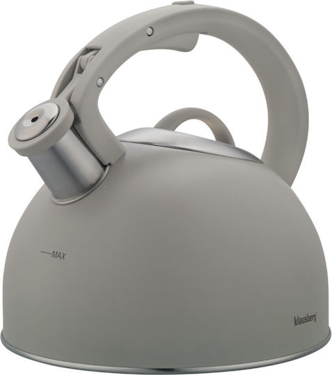 Klausberg Wasserkocher Edelstahl Gray 2500ml
